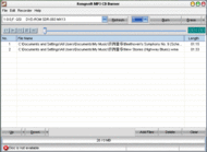 Kongsoft MP3 CD Burner screenshot